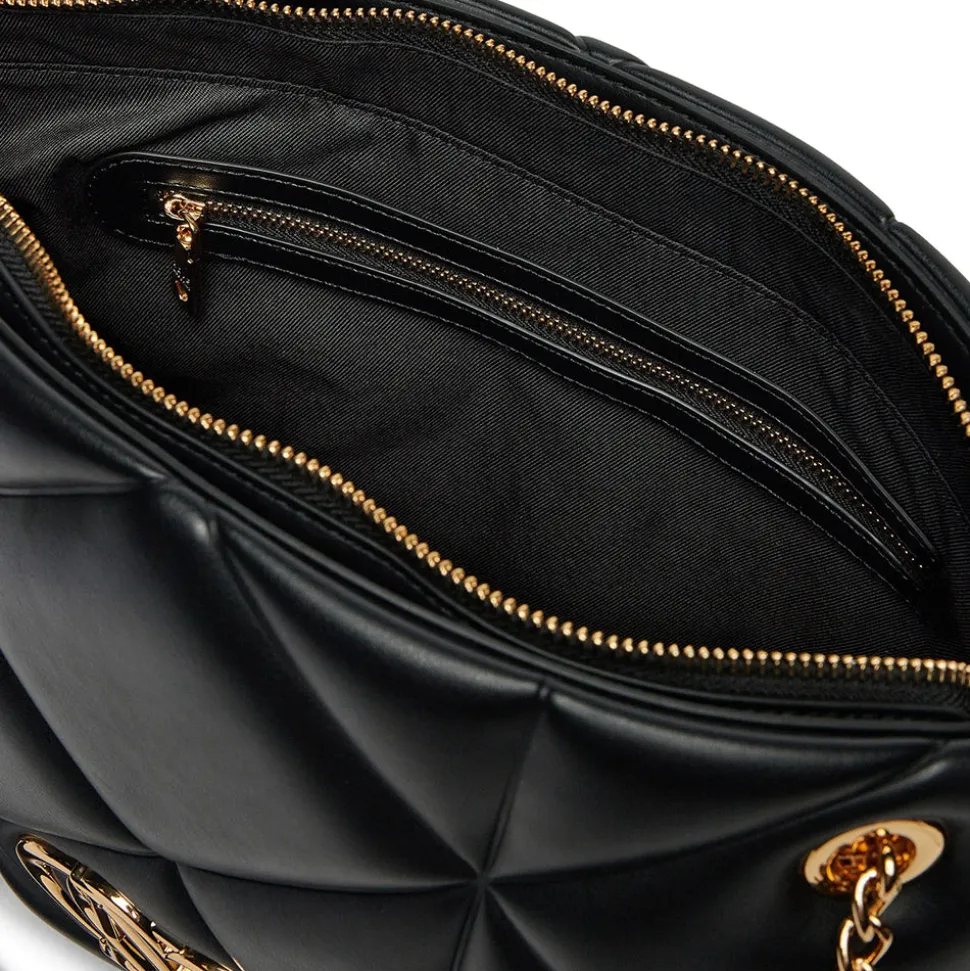 Shopping Bag Trapuntata LOVE MOSCHINO linea Embossed Nero