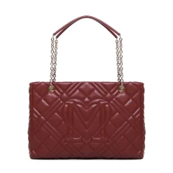 Shopping Bag Trapuntata LOVE MOSCHINO linea Quilted Bordeaux