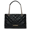 Shopping Bag Trapuntata LOVE MOSCHINO linea Quilted colore Nero