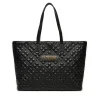 Shopping Bag Trapuntata LOVE MOSCHINO linea Lettering Logo colore Nero
