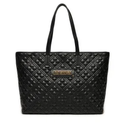Shopping Bag Trapuntata LOVE MOSCHINO linea Lettering Logo colore Nero