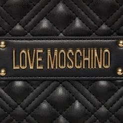 Shopping Bag Trapuntata LOVE MOSCHINO linea Lettering Logo colore Nero