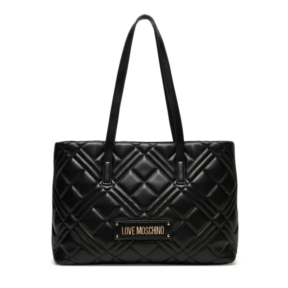 Shopping Bag Trapuntata LOVE MOSCHINO linea Quilted colore Nero JC4373