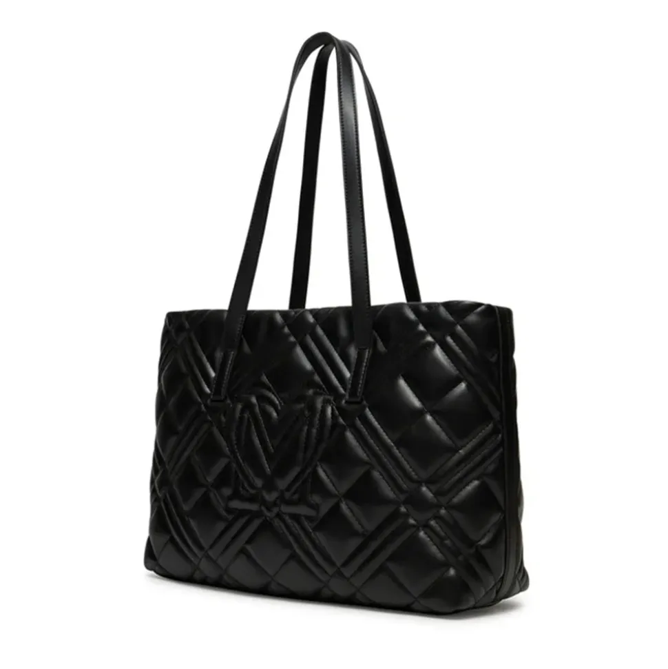Shopping Bag Trapuntata LOVE MOSCHINO linea Quilted colore Nero JC4373