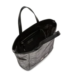 Shopping Bag XS SUN68 linea Jacqueline Glitter Argento