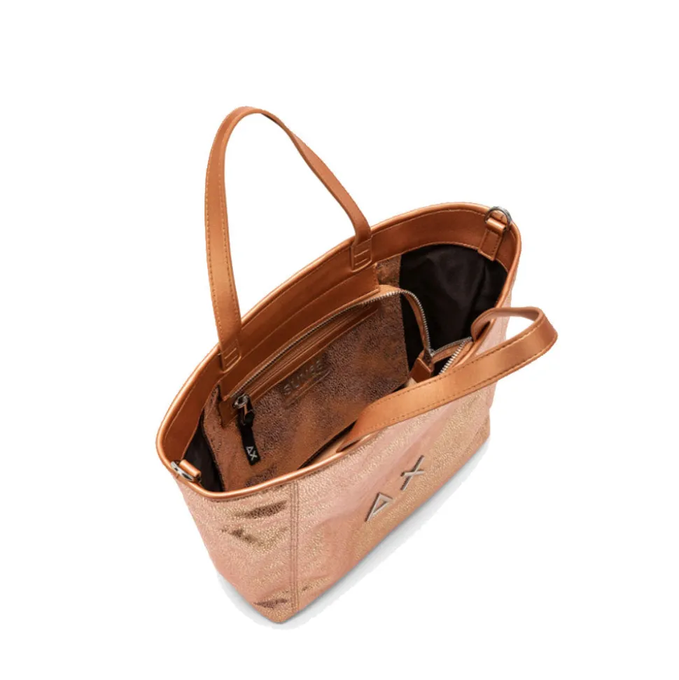 Shopping Bag XS SUN68 linea Jacqueline Glitter Rosa