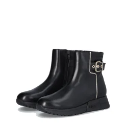 Sneakers Boots LIU JO Kiss 802 Nero con Inserto Stretch e Fibbia Logata