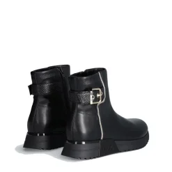 Sneakers Boots LIU JO Kiss 802 Nero con Inserto Stretch e Fibbia Logata