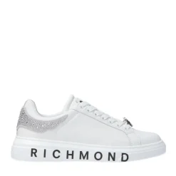 Sneakers Donna JOHN RICHMOND in Pelle Bianca con Strass 27203