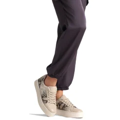 Sneakers Donna LIU JO Pretty 06 Beige con Inserti stampa Pitone