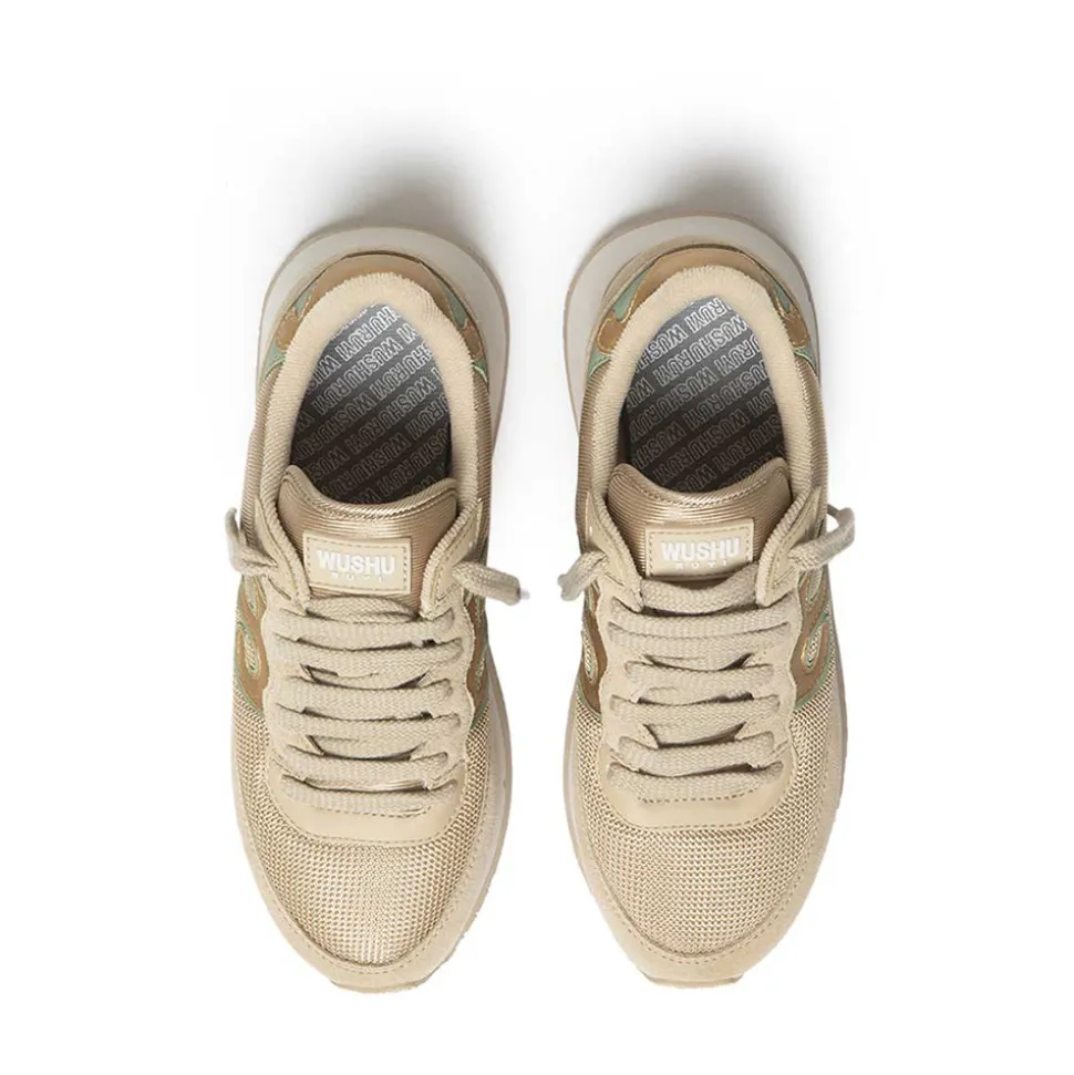 Sneakers Donna WUSHU RUYI Master Sport MS409 Desert Thyme e Bronze