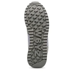 Sneakers Donna W6YZ Jet-W. in Tessuto Tecnico e Suede White e Silver