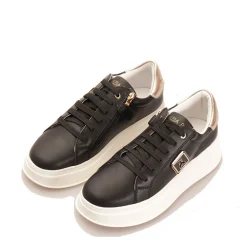 Sneakers PATRIZIA PEPE Girl linea Fly Sneakers in Pelle Nera