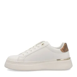 Sneakers Platform 1A Classe Alviero Martini Bianco con Inserti Beige Geo 2139