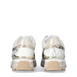 Sneakers Platform Donna LIU JO Maxi Wonder 87 in Pelle e Mesh stampa Pitone