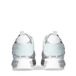 Sneakers Platform Donna LIU JO Maxi Wonder 73 in Suede e Mesh Purity e Water