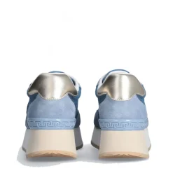 Sneakers Platform LIU JO Dreamy 02 in Denim e Suede color Denim