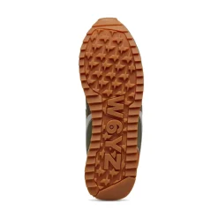 Sneakers Uomo W6YZ Jet-M. in Tessuto Tecnico e Suede colore Militare White e Orange
