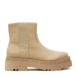 Stivaletti Platform Donna LIU JO Love 52 Beige con Logo