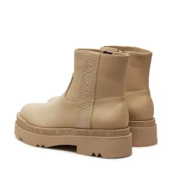 Stivaletti Platform Donna LIU JO Love 52 Beige con Logo