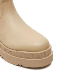 Stivaletti Platform Donna LIU JO Love 52 Beige con Logo