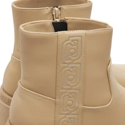 Stivaletti Platform Donna LIU JO Love 52 Beige con Logo