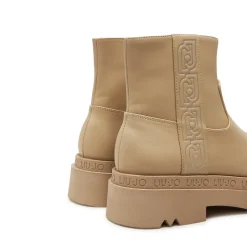 Stivaletti Platform Donna LIU JO Love 52 Beige con Logo