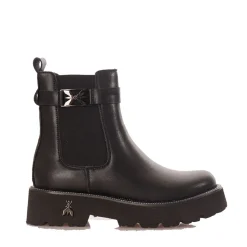 Stivaletto PATRIZIA PEPE linea Light Fly in Eco Vitello Nero con Logo Canna di Fucile