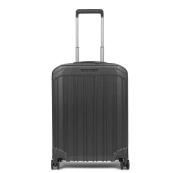 Trolley cabina PIQUADRO Rigido Ultra Slim con 4 Ruote Colore Nero Opaco Linea PQ-Light - BV4425PQL