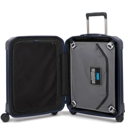 Trolley cabina PIQUADRO Rigido Ultra Slim con 4 Ruote Colore Blu Opaco Linea PQ-Light - BV4425PQL