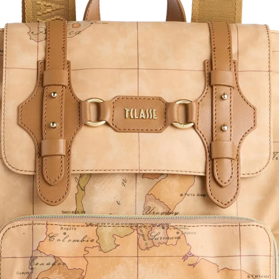 Zaino Donna 1A Classe Alviero Martini linea Social Fusion Geo Classic e Cuoio LC03