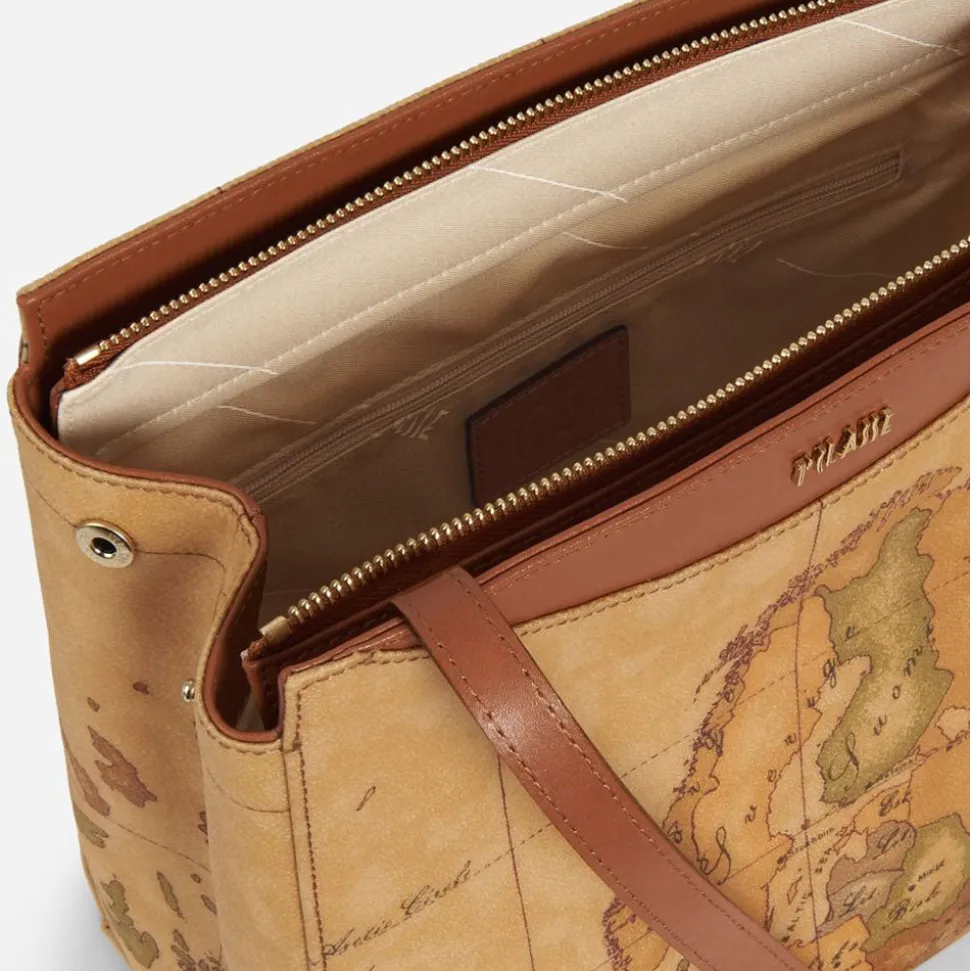 Zaino Donna Doppia Portabilità 1A Classe Alviero Martini linea Geo Classic E019