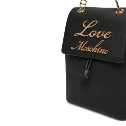 Zaino Donna LOVE MOSCHINO linea Lovely Chain colore Nero