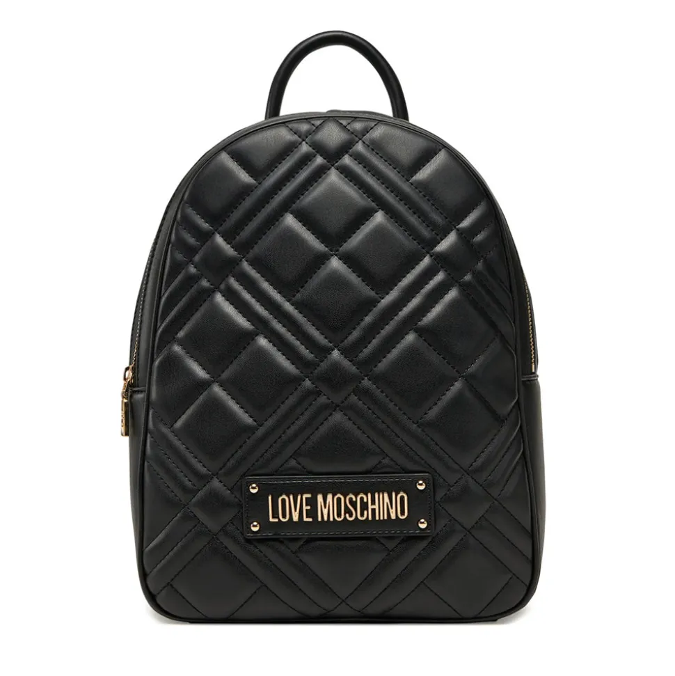 Zaino Donna LOVE MOSCHINO linea Quilted Trapuntato Nero