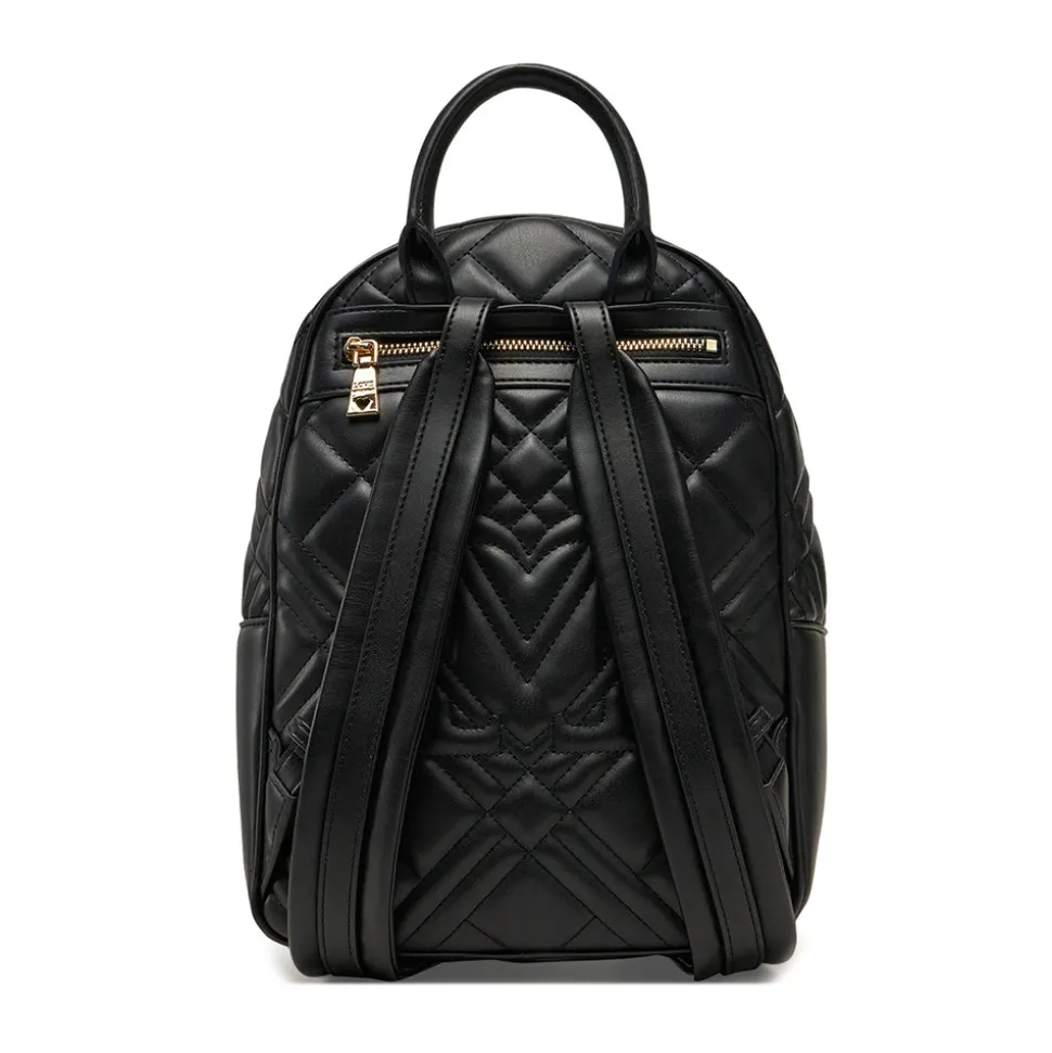 Zaino Donna LOVE MOSCHINO linea Quilted Trapuntato Nero