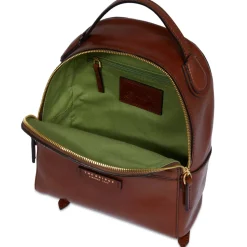 Zaino Donna Medio THE BRIDGE linea Elettra in Pelle Marrone