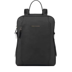Zaino Donna PIQUADRO Porta Computer in Pelle Nera Linea Circle - CA4576W92