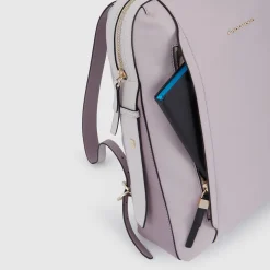 Zaino Donna PIQUADRO Porta Computer in Pelle Nera Linea Circle - CA4576W92