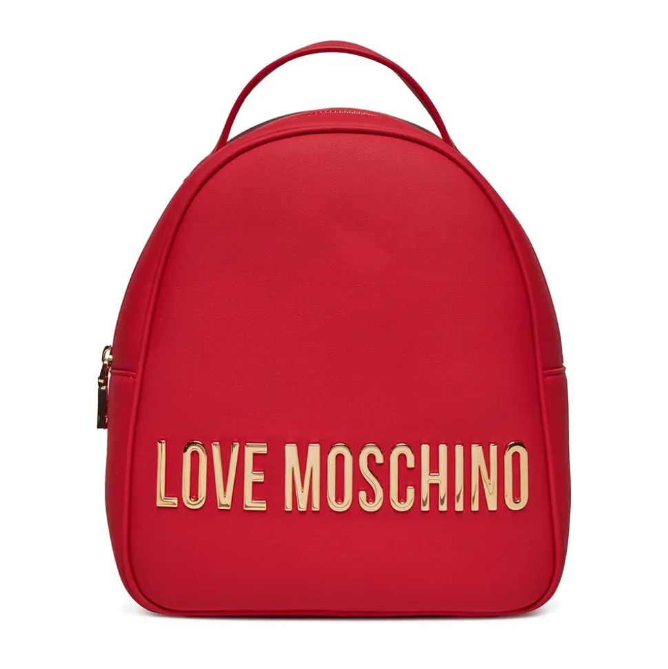 Zaino Donna Small LOVE MOSCHINO linea Maxi Lettering Rosso