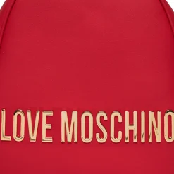 Zaino Donna Small LOVE MOSCHINO linea Maxi Lettering Rosso