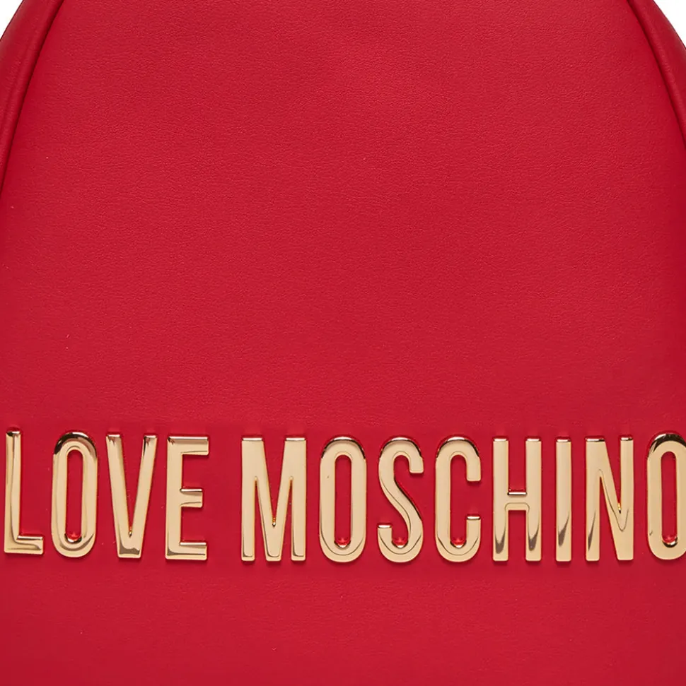 Zaino Donna Small LOVE MOSCHINO linea Maxi Lettering Rosso