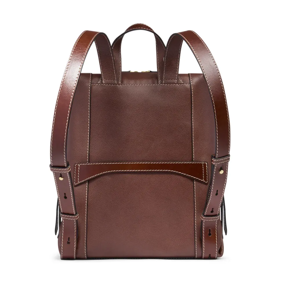 Zaino Donna THE BRIDGE linea Gemma in Pelle Marrone