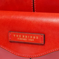 Zaino Donna THE BRIDGE linea Gloria in Pelle Arancio Bruciato