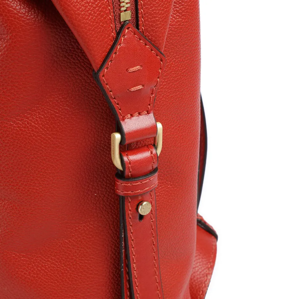 Zaino Donna THE BRIDGE linea Gemma in Pelle Arancio Bruciato