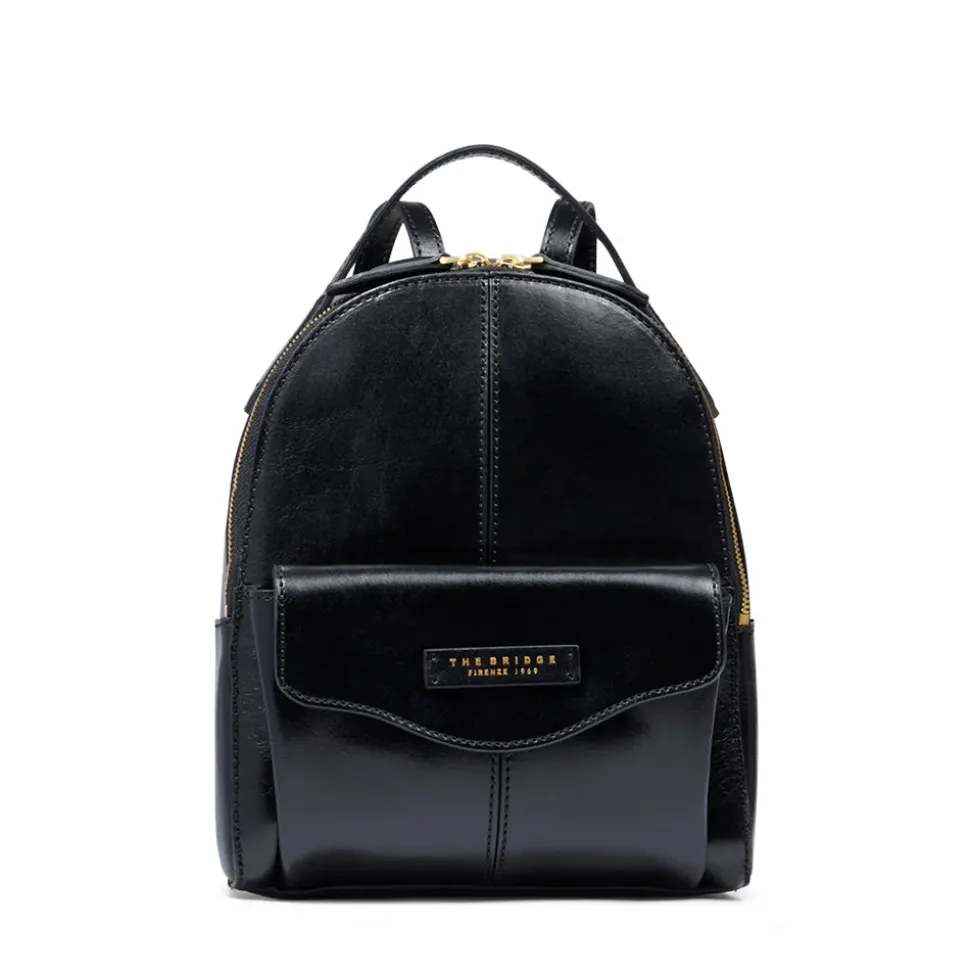 Zaino Donna THE BRIDGE linea Gloria in Pelle Nera