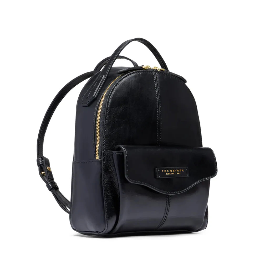 Zaino Donna THE BRIDGE linea Gloria in Pelle Nera