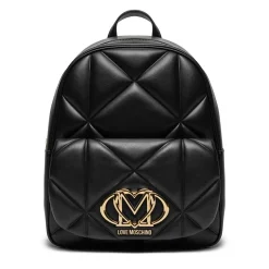 Zaino Donna Trapuntato LOVE MOSCHINO linea Embossed Nero
