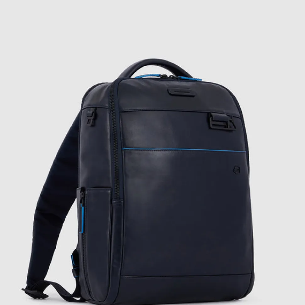 Zaino PIQUADRO porta Pc 14" in Pelle Blu - CA6289B2V