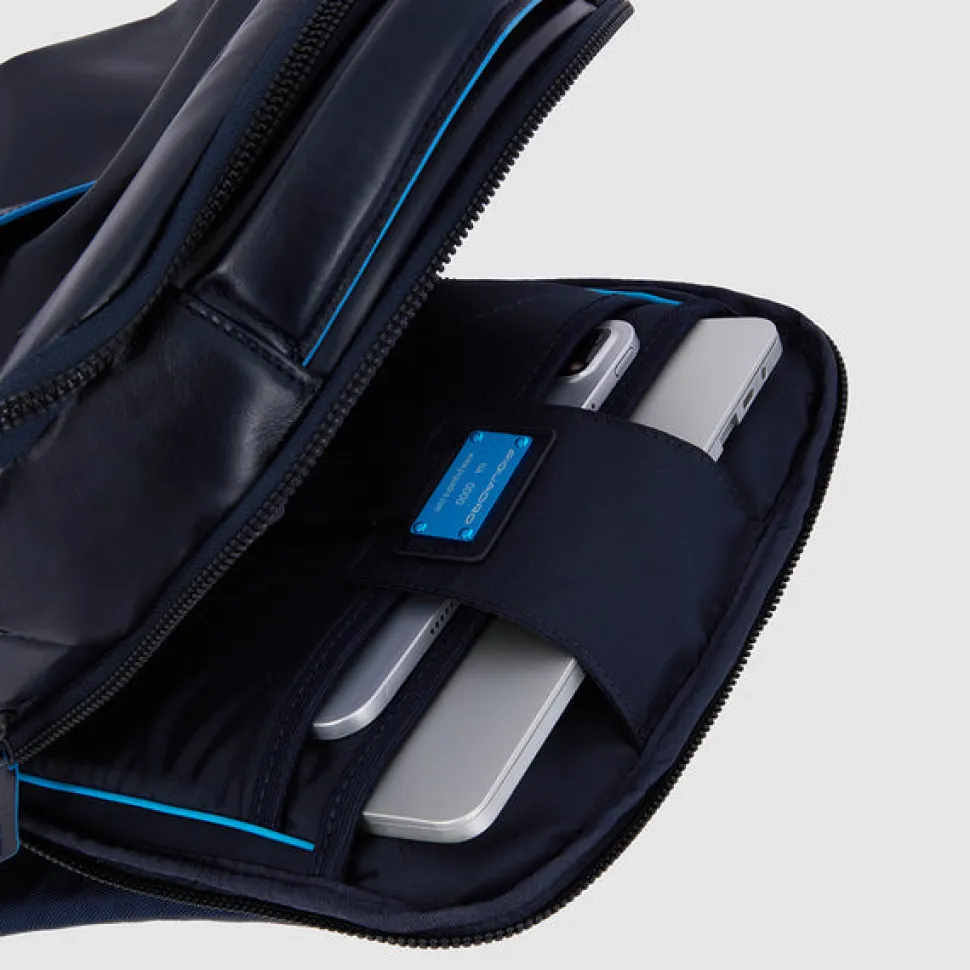 Zaino PIQUADRO porta Pc 14" in Pelle Blu - CA6289B2V