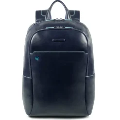 Zaino Porta Pc 15,6" - PIQUADRO linea Blue Square Pelle Blu CA4762B2
